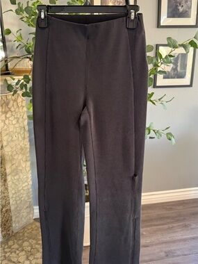 lululemon athletica Black Ribbed Track Pants